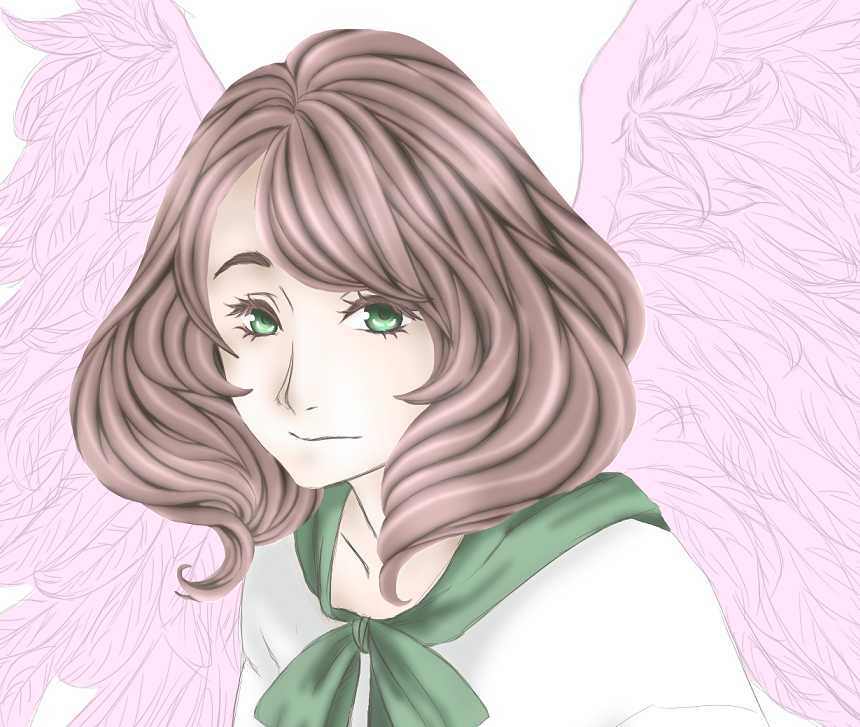 女の子の絵を描くトピ３