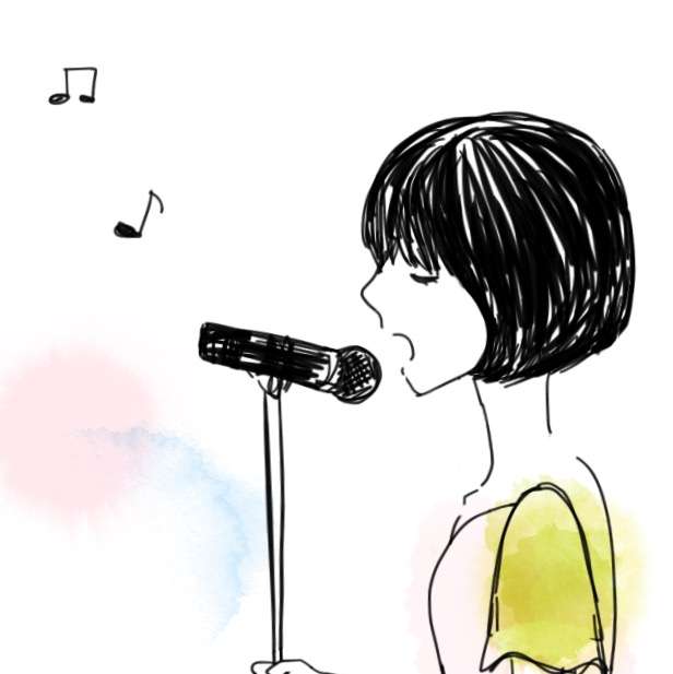 女の子の絵を描くトピ３