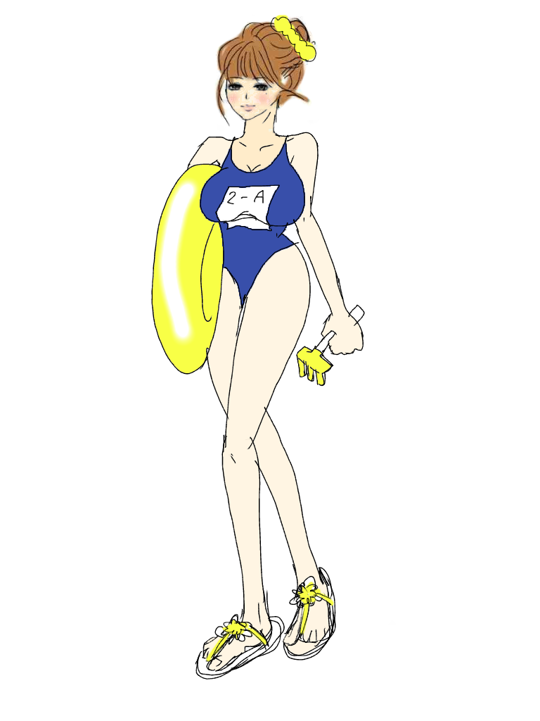 女の子の絵を描くトピ３