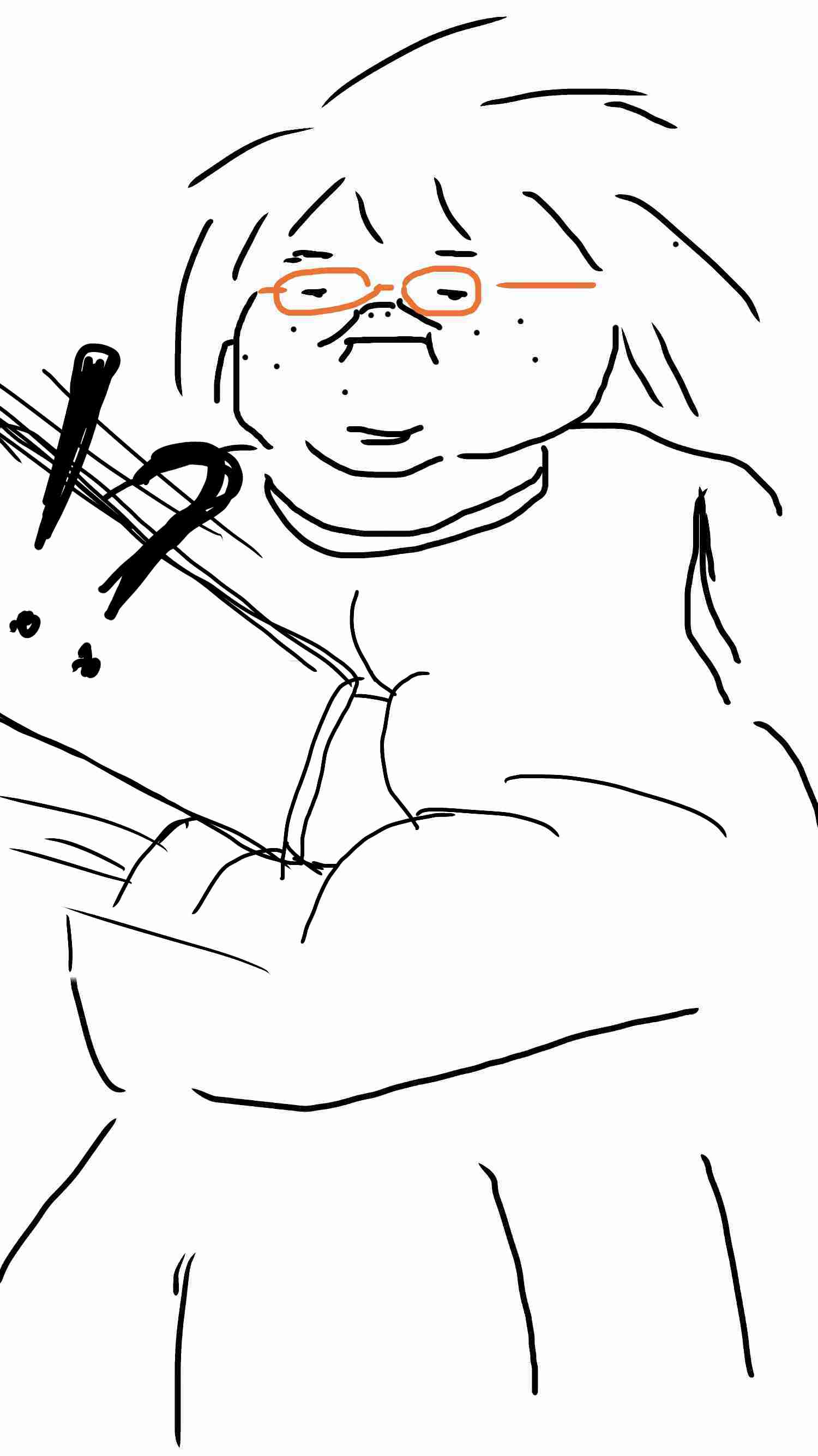 女の子の絵を描くトピ３