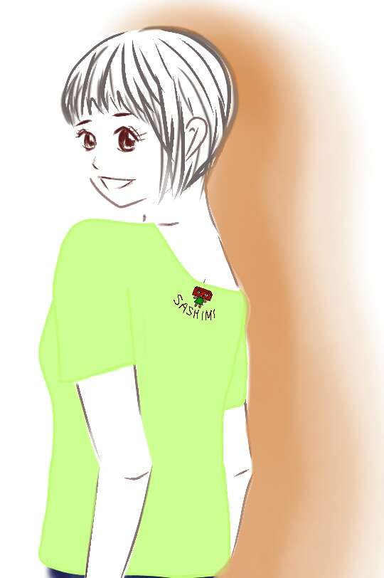 女の子の絵を描くトピ３