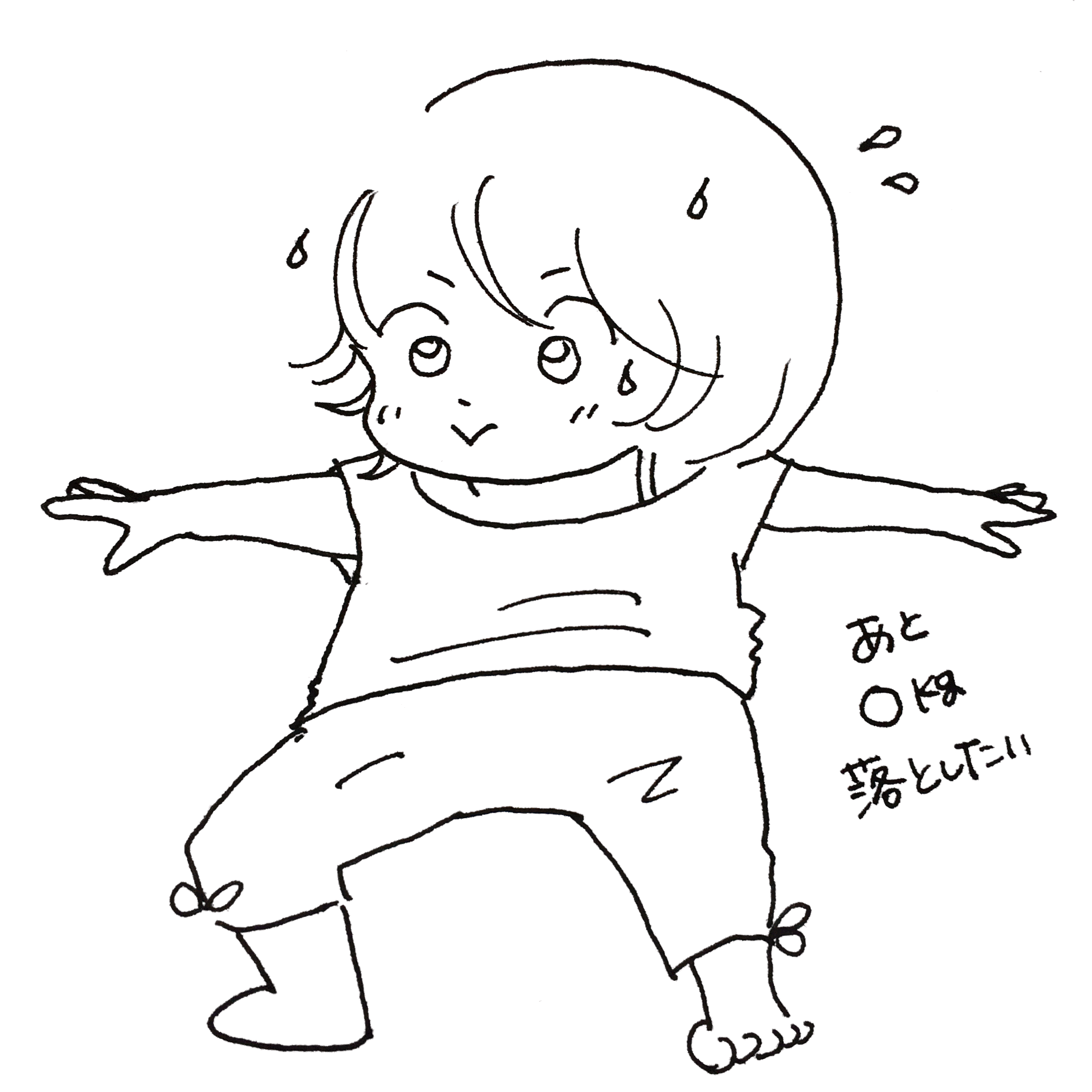 女の子の絵を描くトピ３