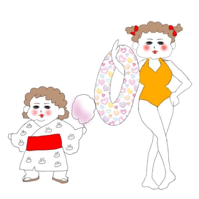 女の子の絵を描くトピ３