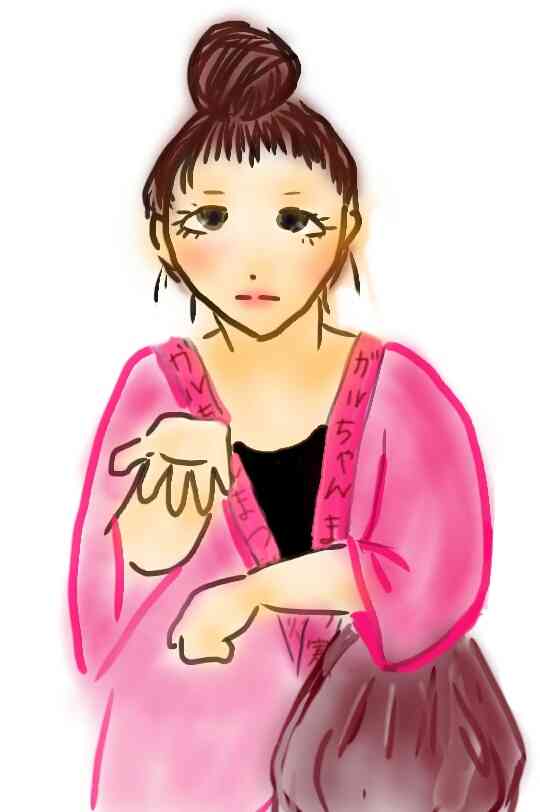 女の子の絵を描くトピ３