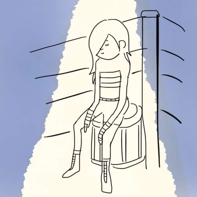 女の子の絵を描くトピ３