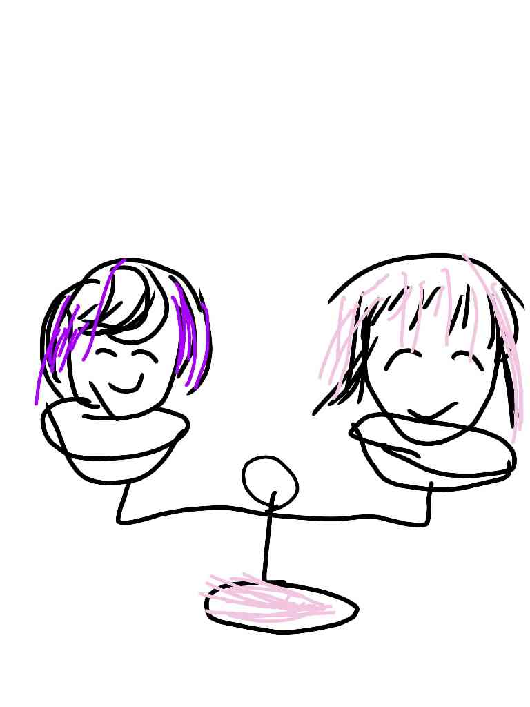 女の子の絵を描くトピ３