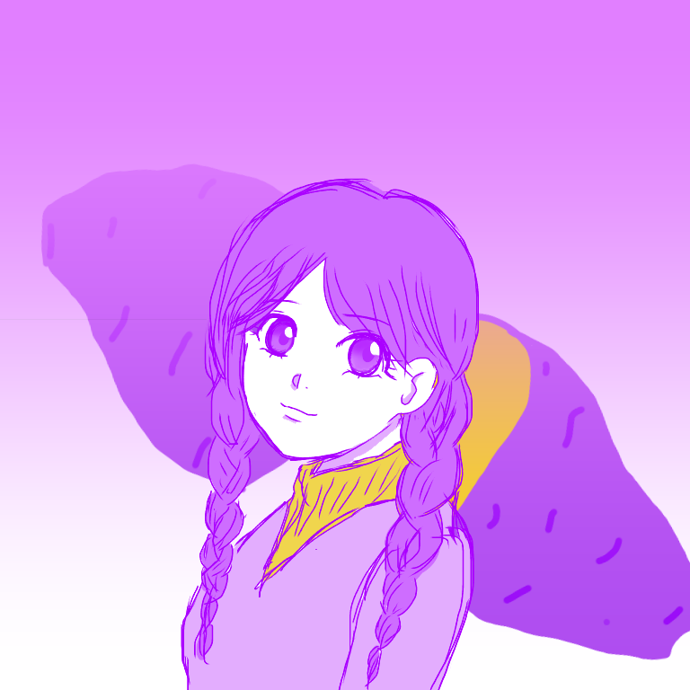 女の子の絵を描くトピ3