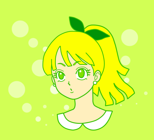 女の子の絵を描くトピ３