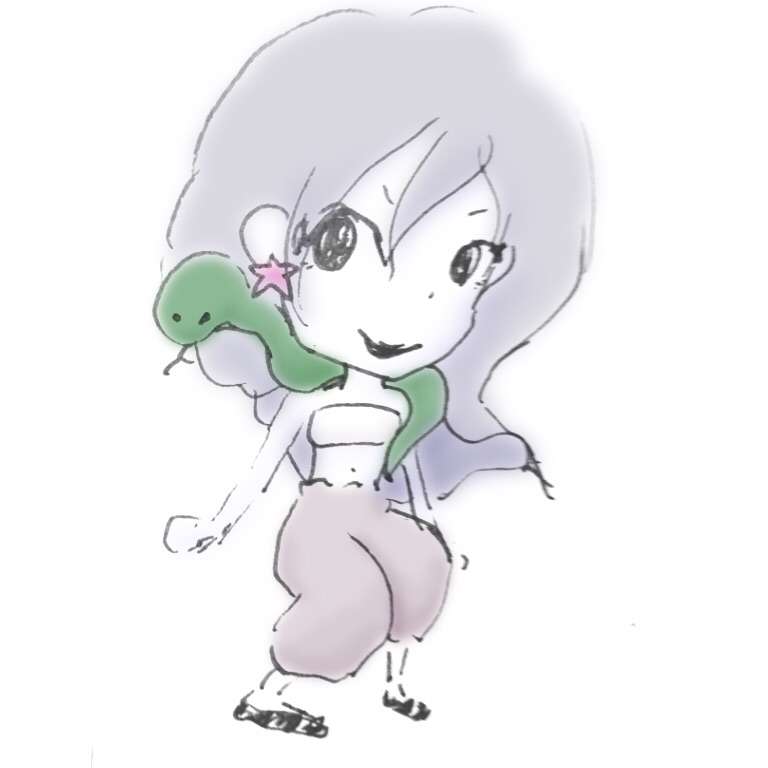 女の子の絵を描くトピ３