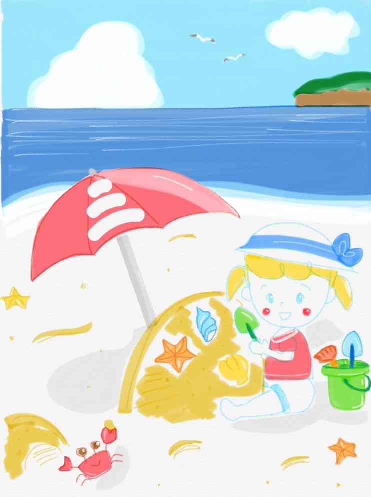 女の子の絵を描くトピ３