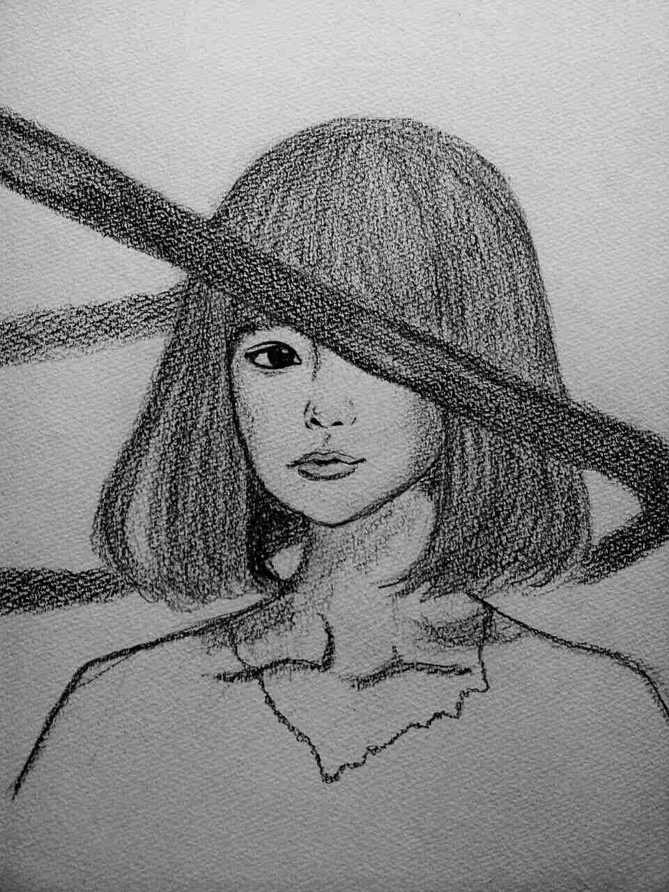 女の子の絵を描くトピ３