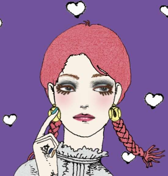 女の子の絵を描くトピ３