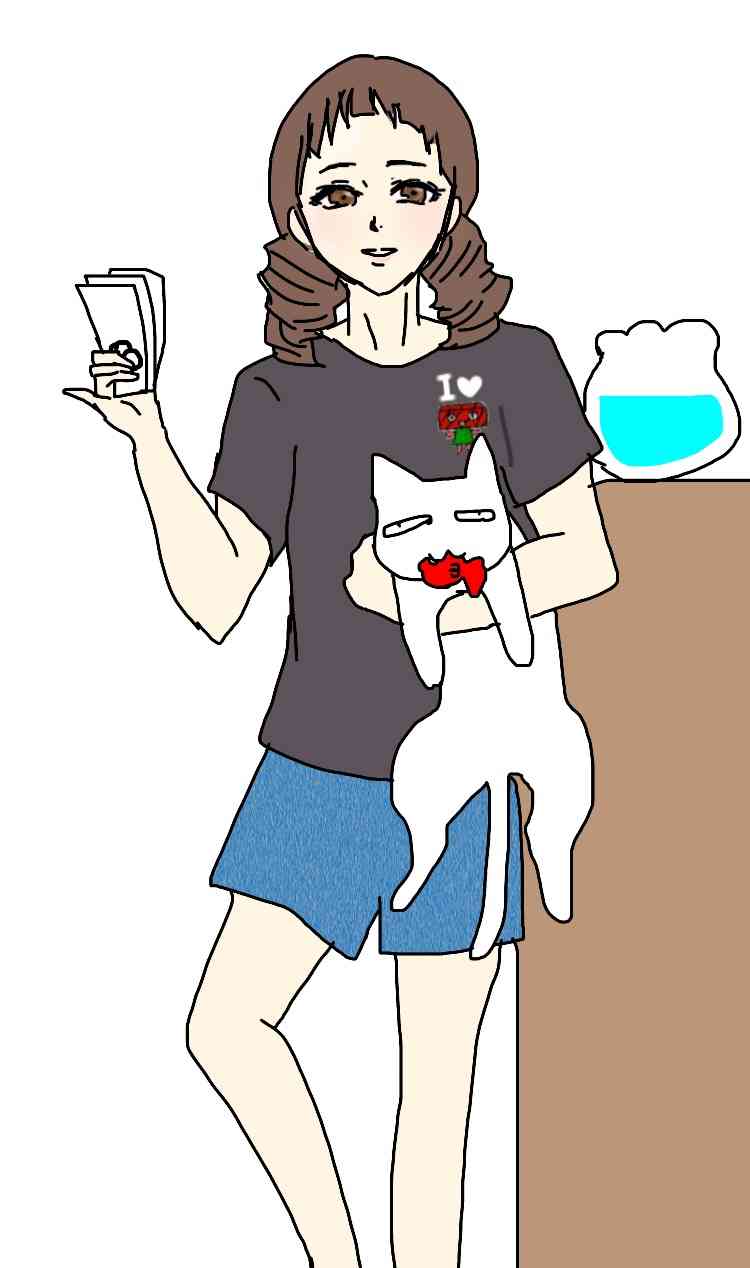 女の子の絵を描くトピ３