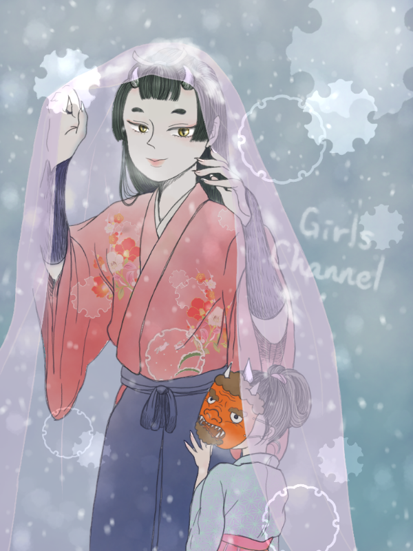 女の子の絵を描くトピ3