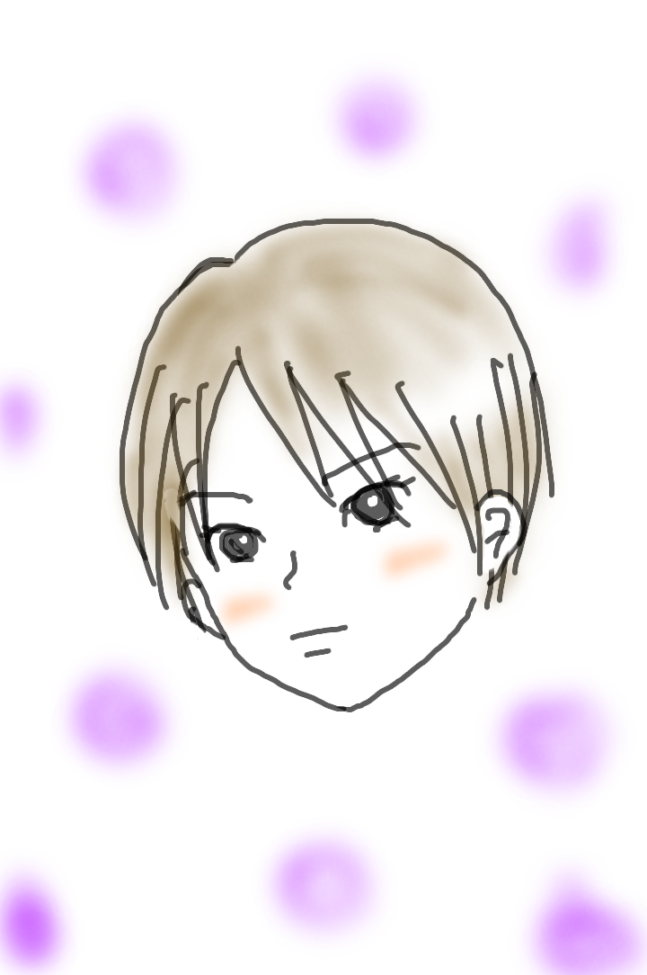女の子の絵を描くトピ３
