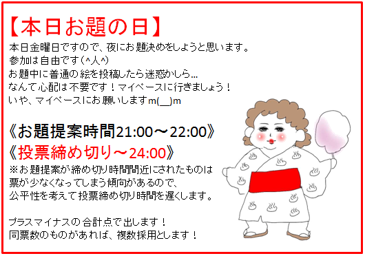 女の子の絵を描くトピ３
