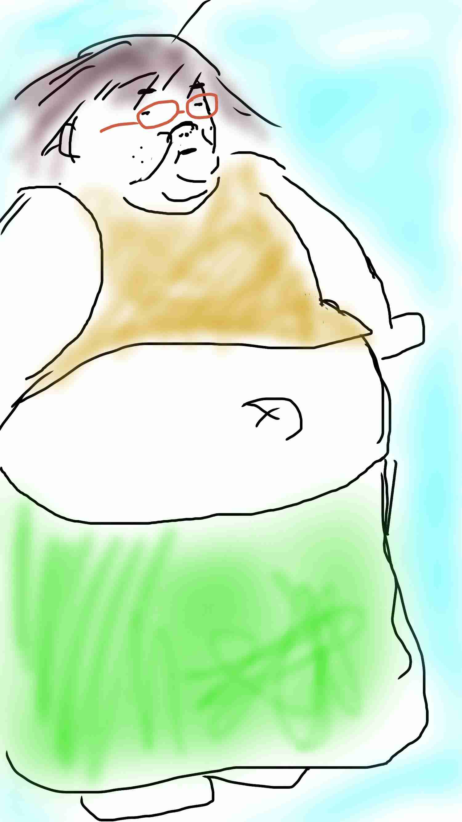女の子の絵を描くトピ３
