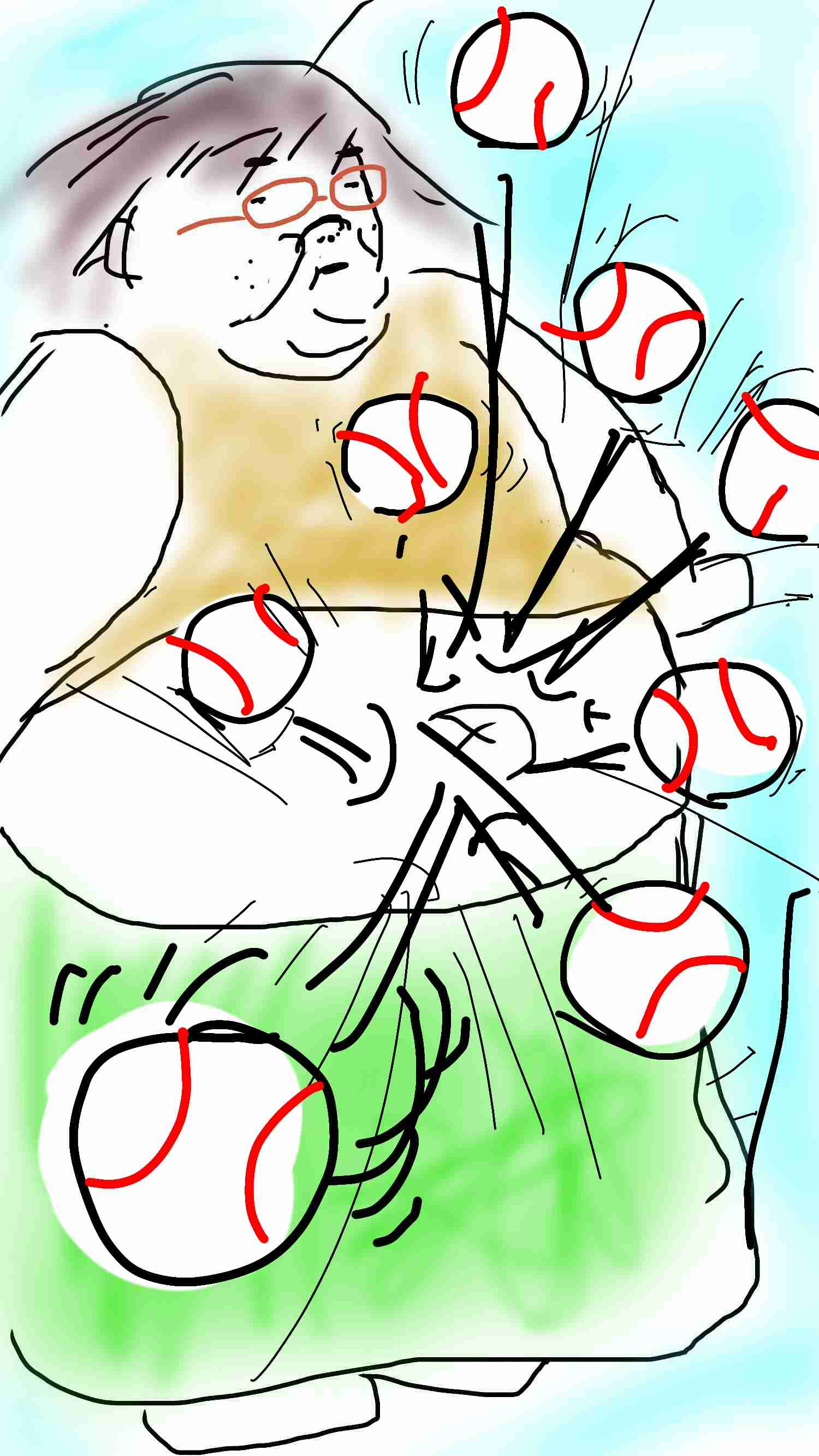 女の子の絵を描くトピ３