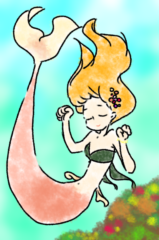 女の子の絵を描くトピ３