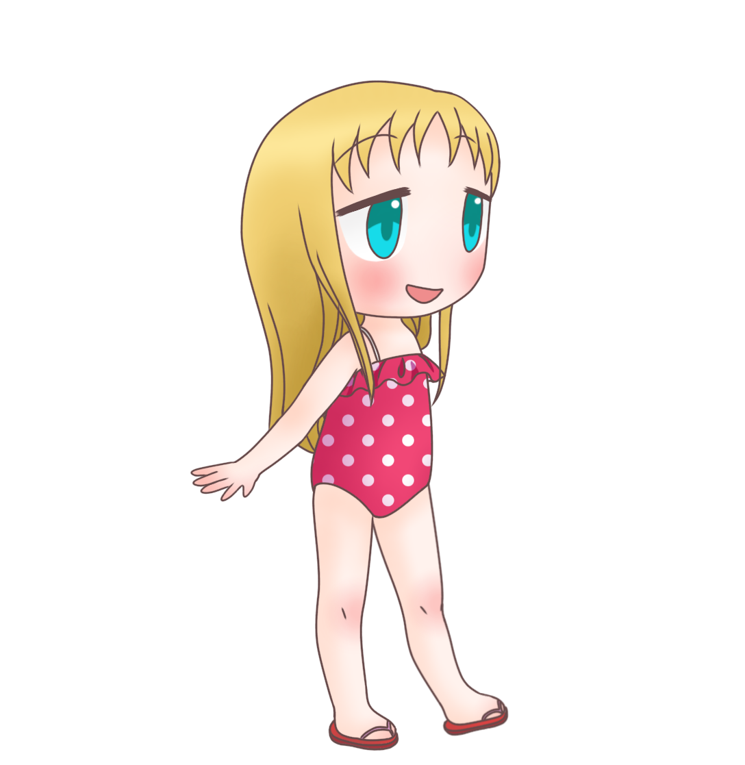 女の子の絵を描くトピ３