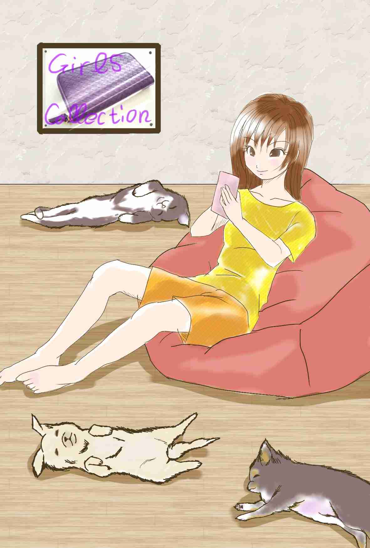 女の子の絵を描くトピ３