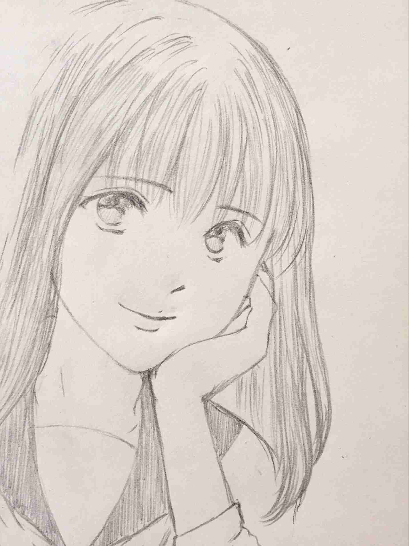 女の子の絵を描くトピ３