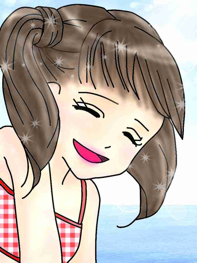女の子の絵を描くトピ３