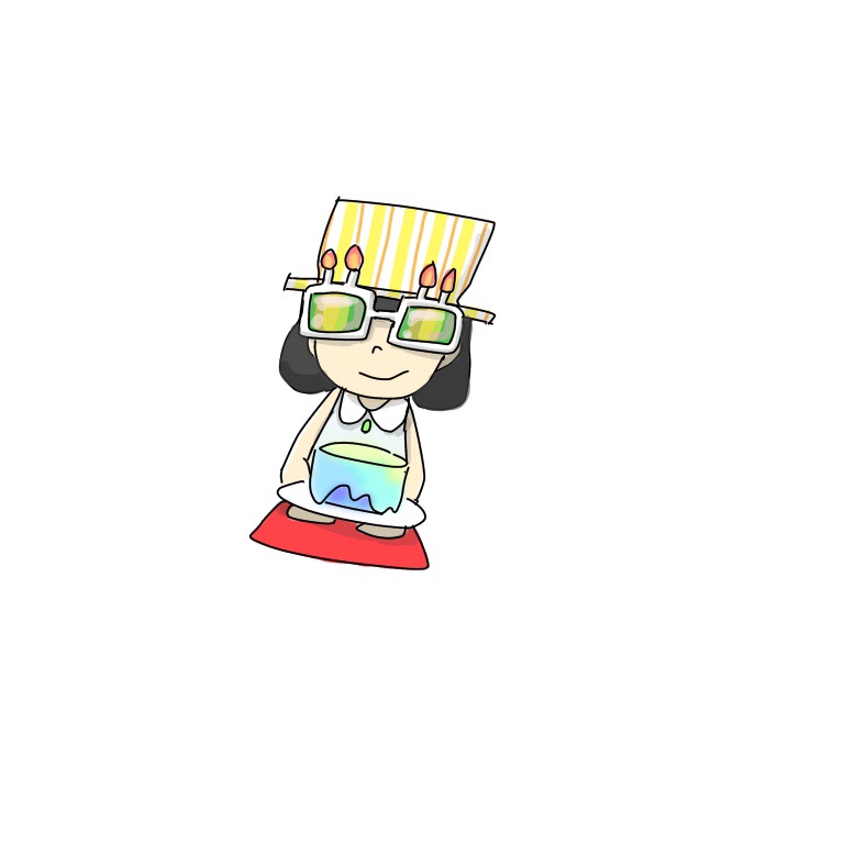 女の子の絵を描くトピ３