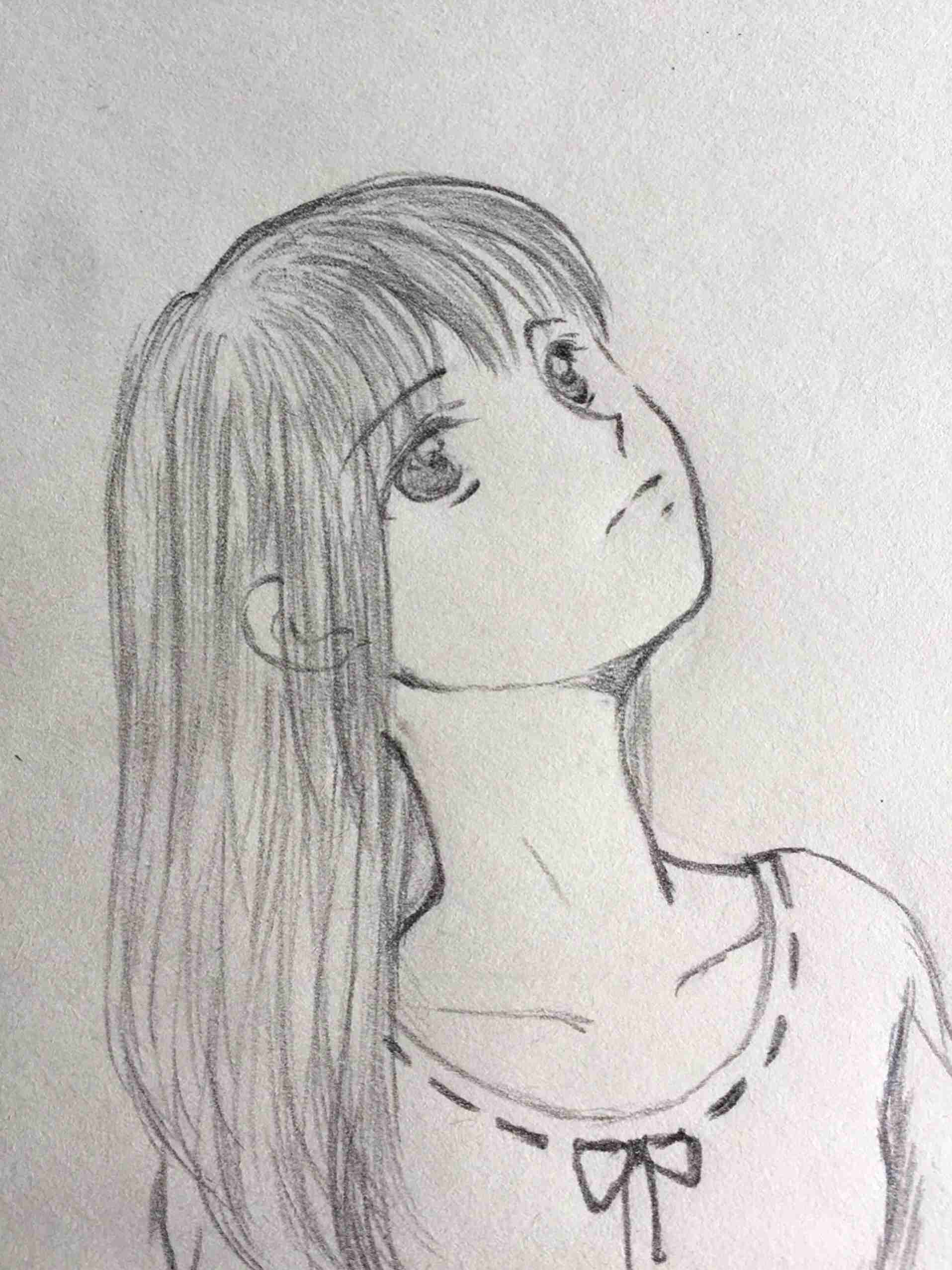 女の子の絵を描くトピ３