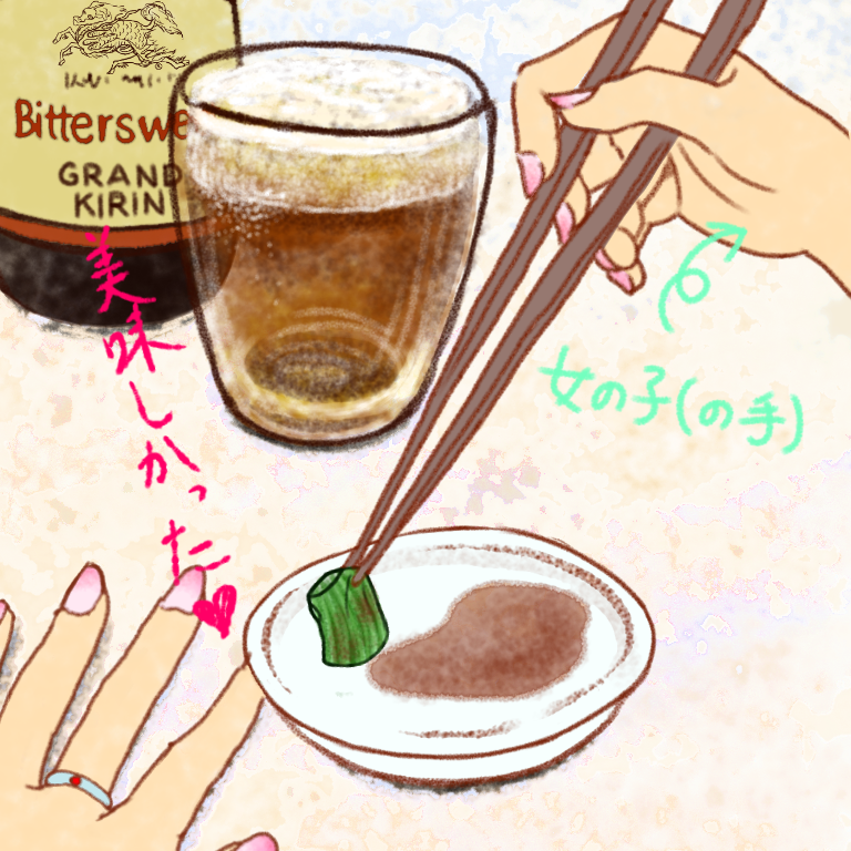 女の子の絵を描くトピ3