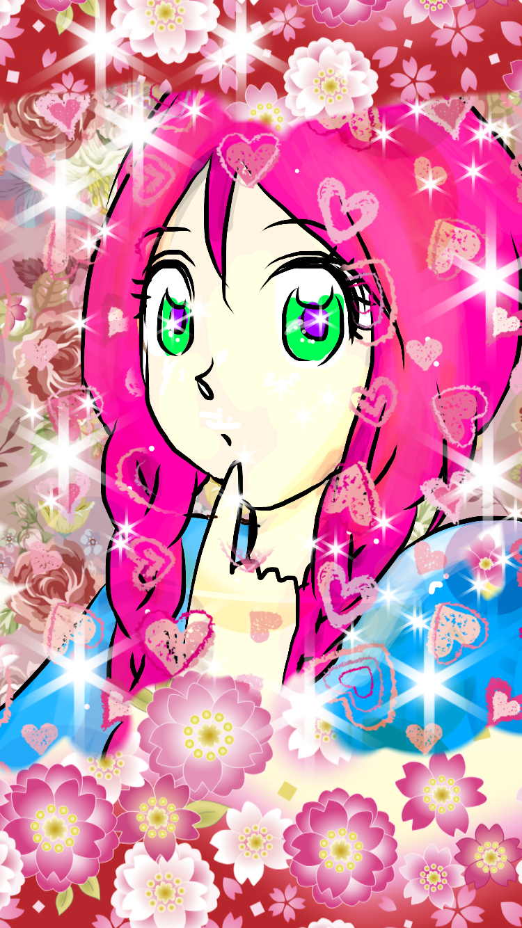女の子の絵を描くトピ３