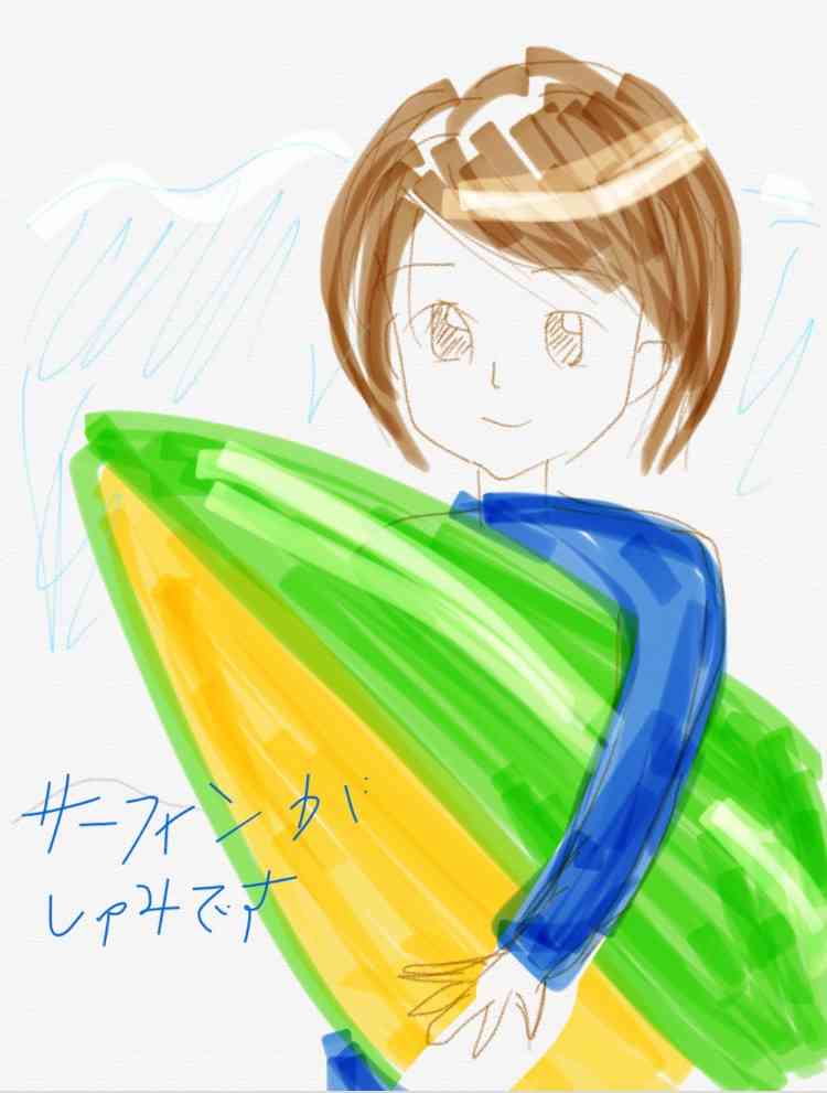 女の子の絵を描くトピ３