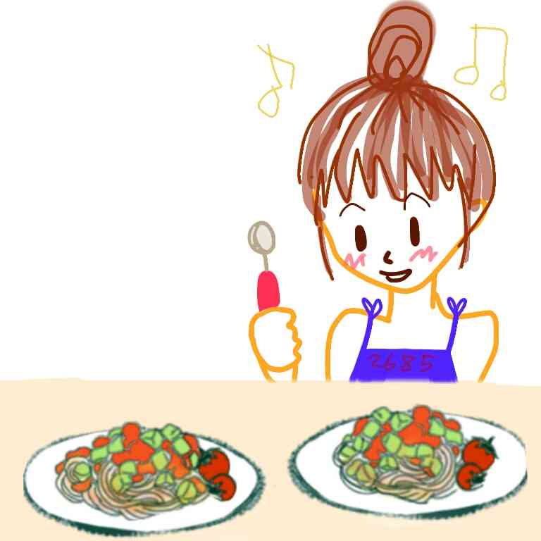 女の子の絵を描くトピ３