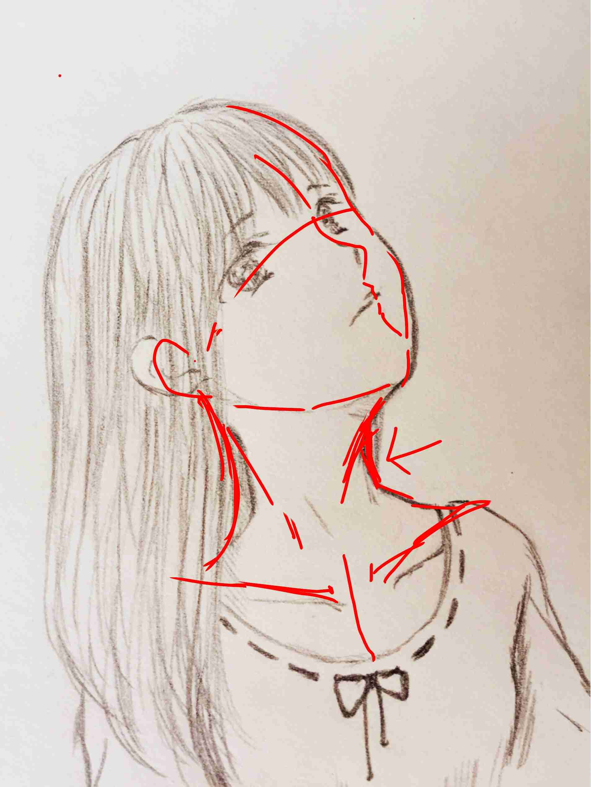 女の子の絵を描くトピ３
