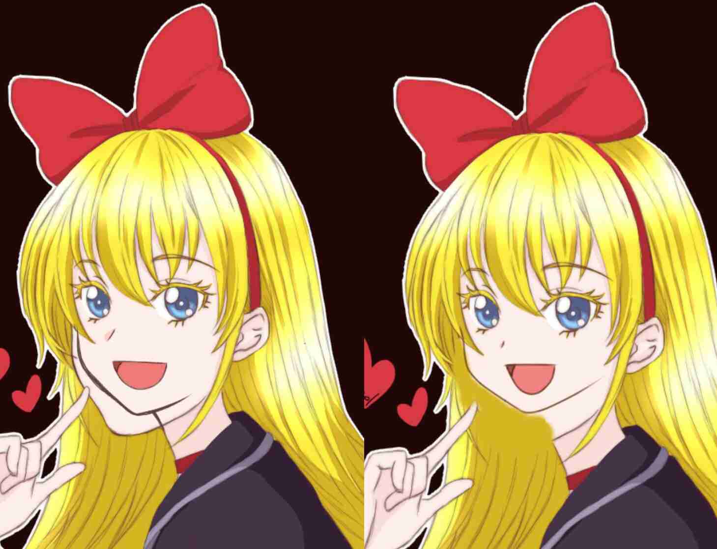 女の子の絵を描くトピ３