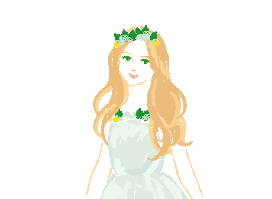 女の子の絵を描くトピ３