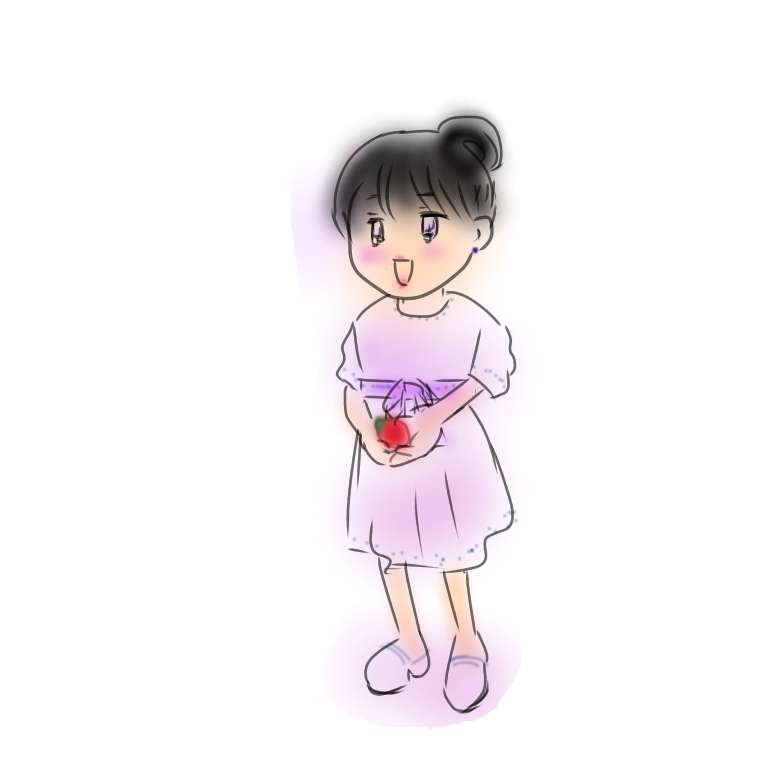 女の子の絵を描くトピ３