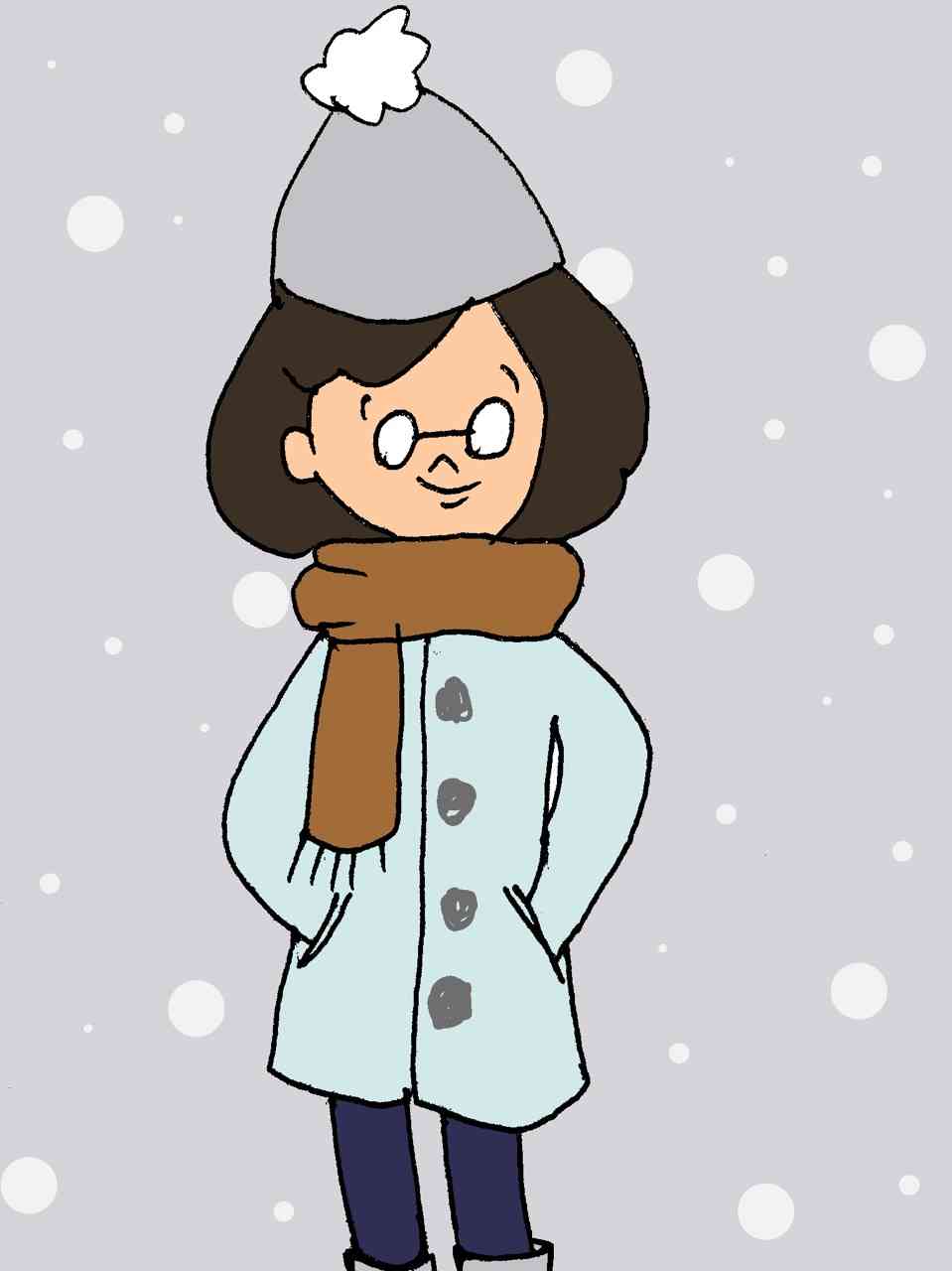 女の子の絵を描くトピ３