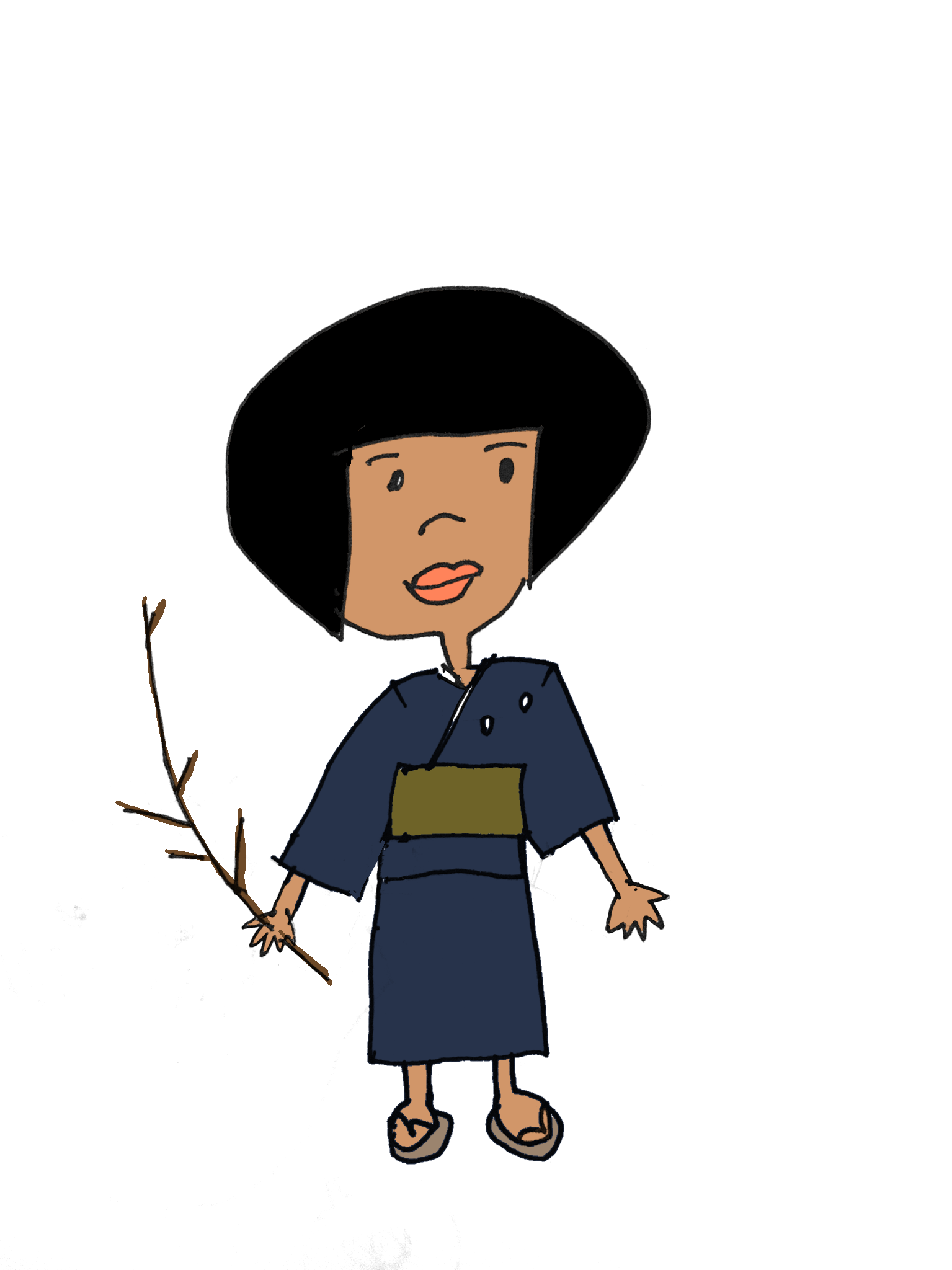 女の子の絵を描くトピ３
