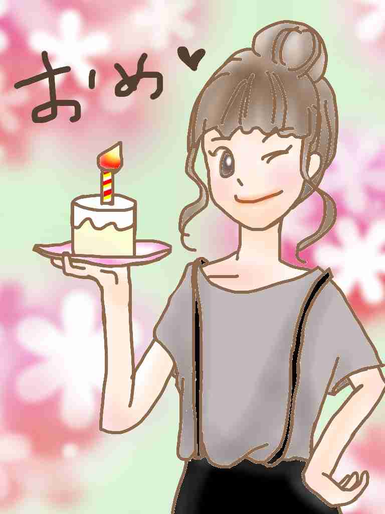 女の子の絵を描くトピ３