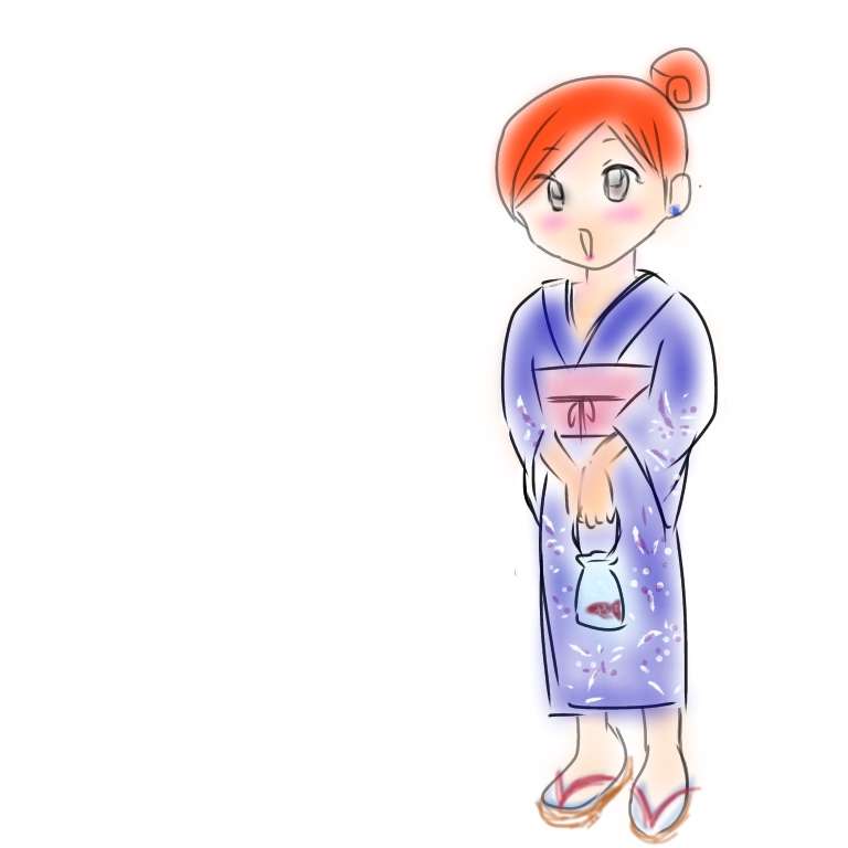 女の子の絵を描くトピ３