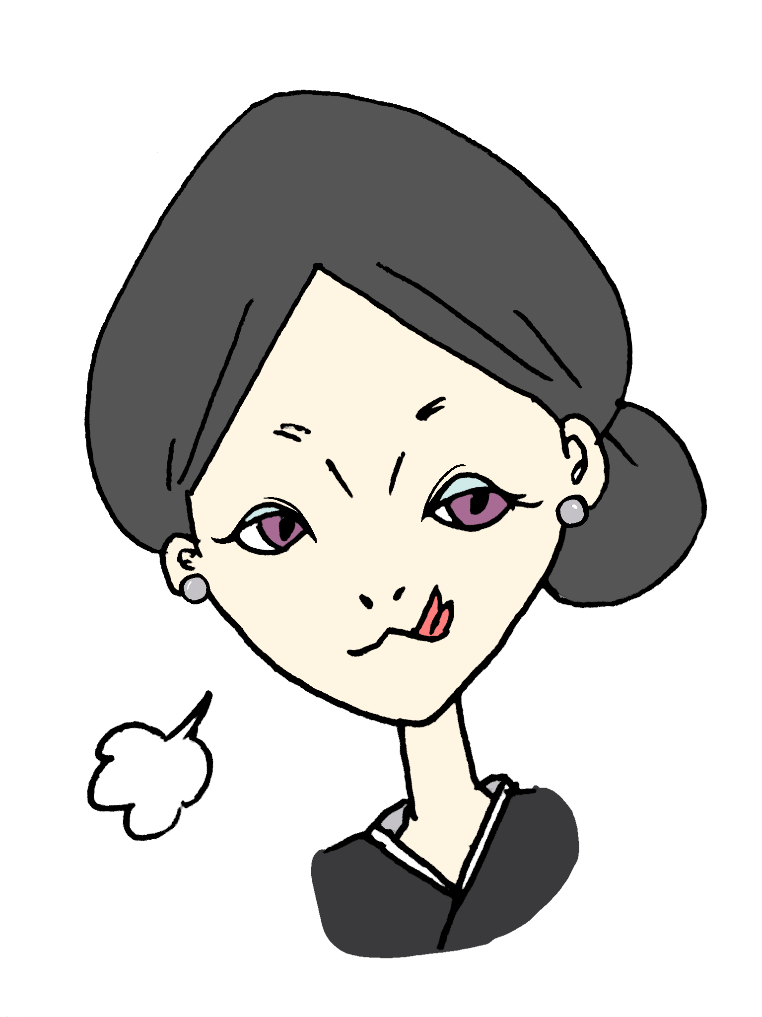 女の子の絵を描くトピ３