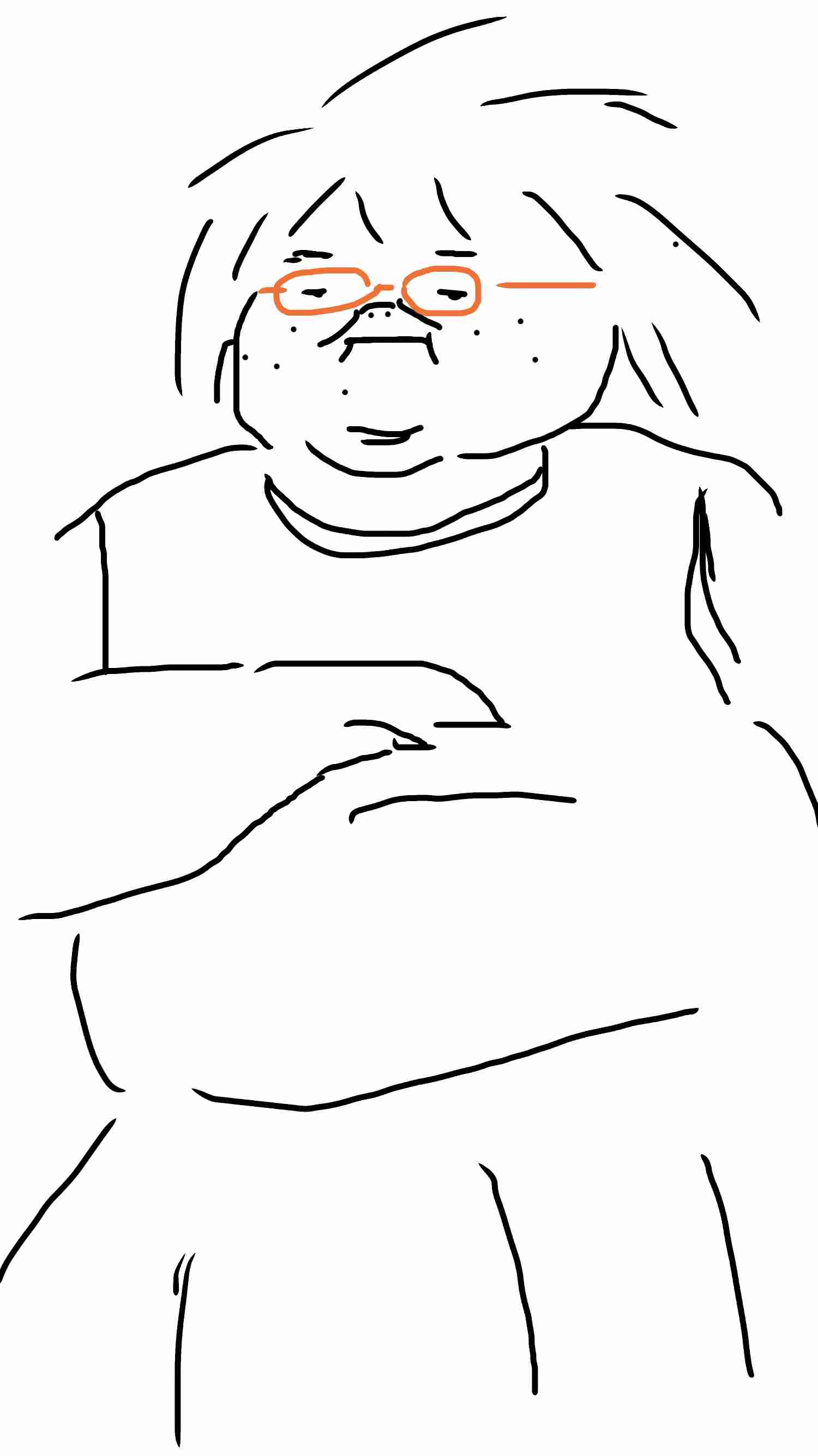 女の子の絵を描くトピ３