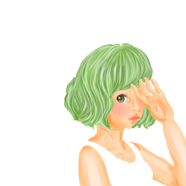 女の子の絵を描くトピ３