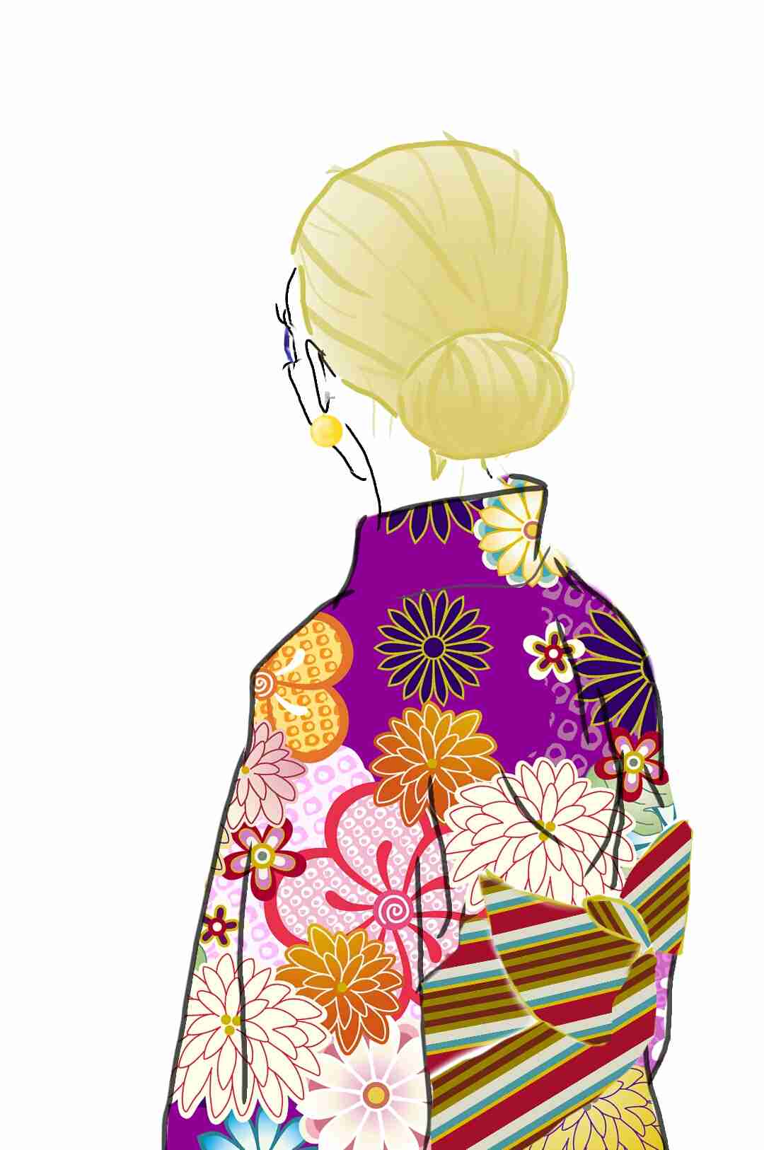 女の子の絵を描くトピ３