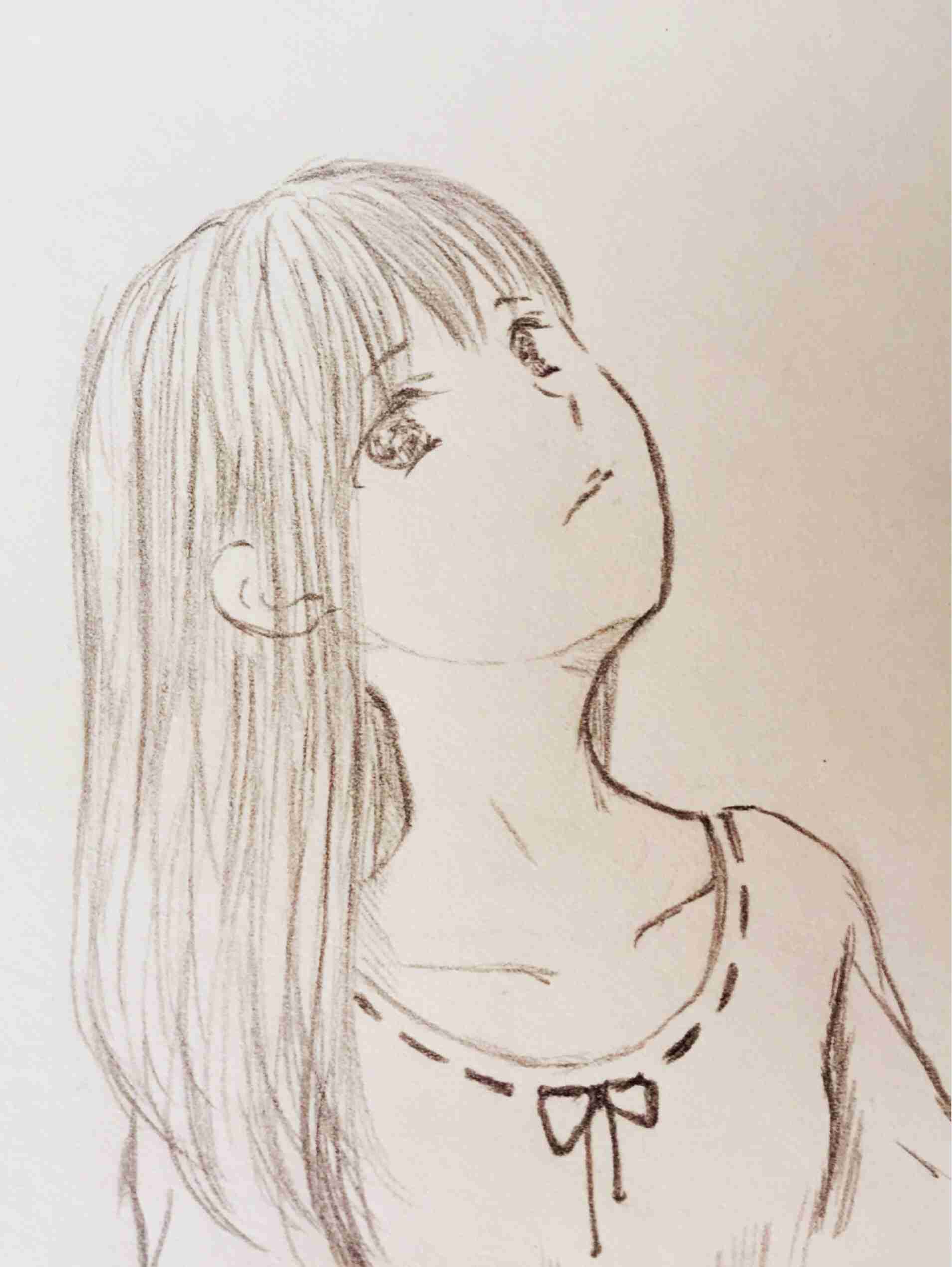 女の子の絵を描くトピ３