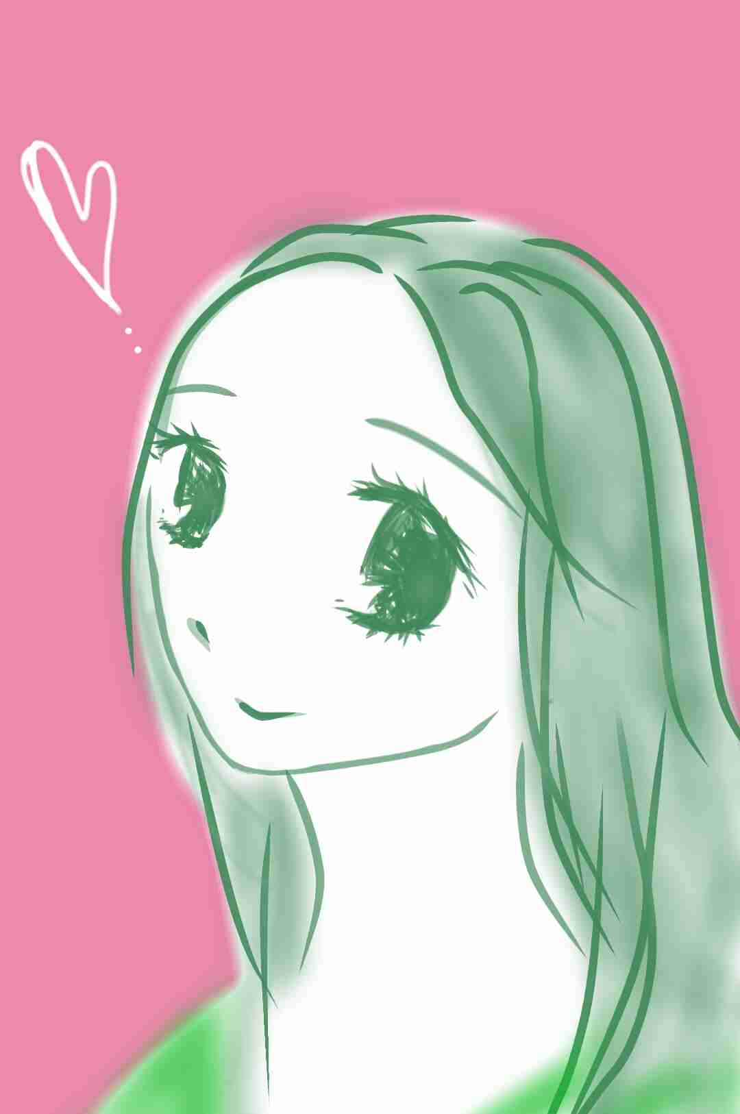 女の子の絵を描くトピ３