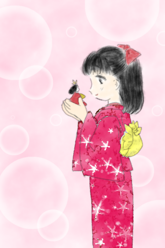 女の子の絵を描くトピ3