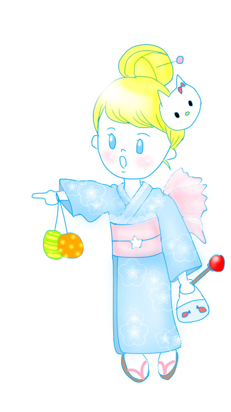 女の子の絵を描くトピ３