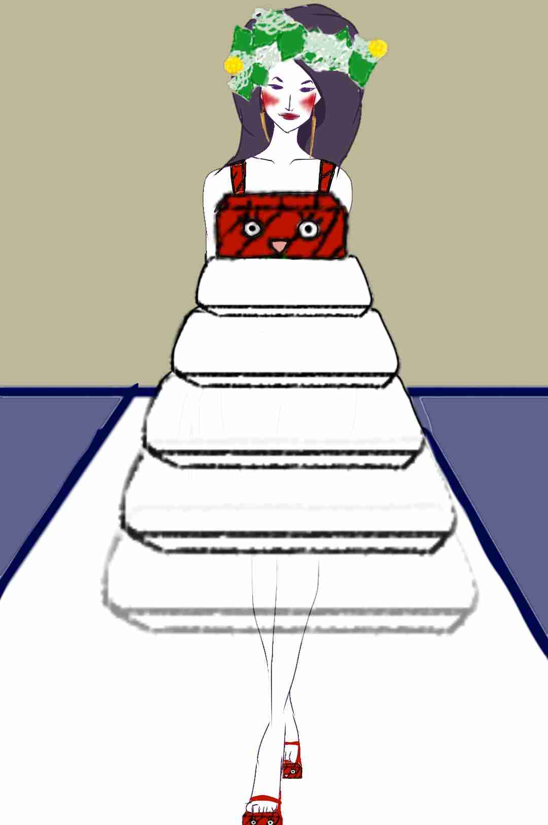 女の子の絵を描くトピ３